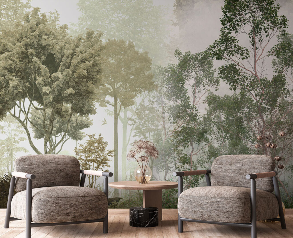Chiome verdi alla luce — ambiente 3