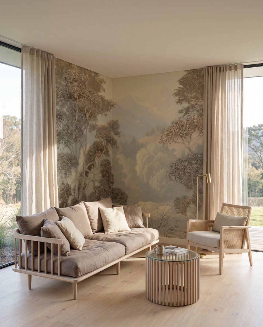 Bosco verso le colline — ambiente 4