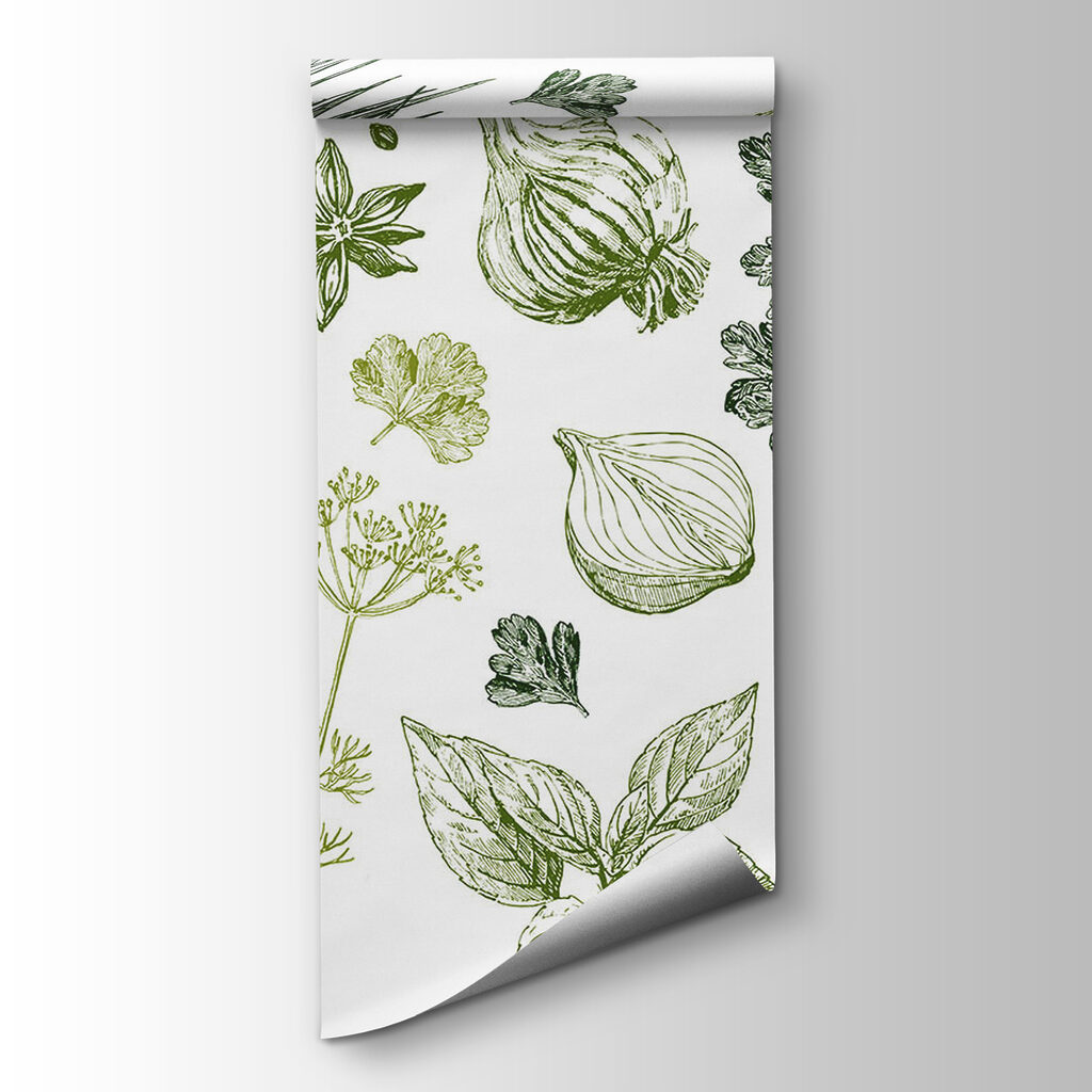 Erbe aromatiche disegnate — vista del prodotto