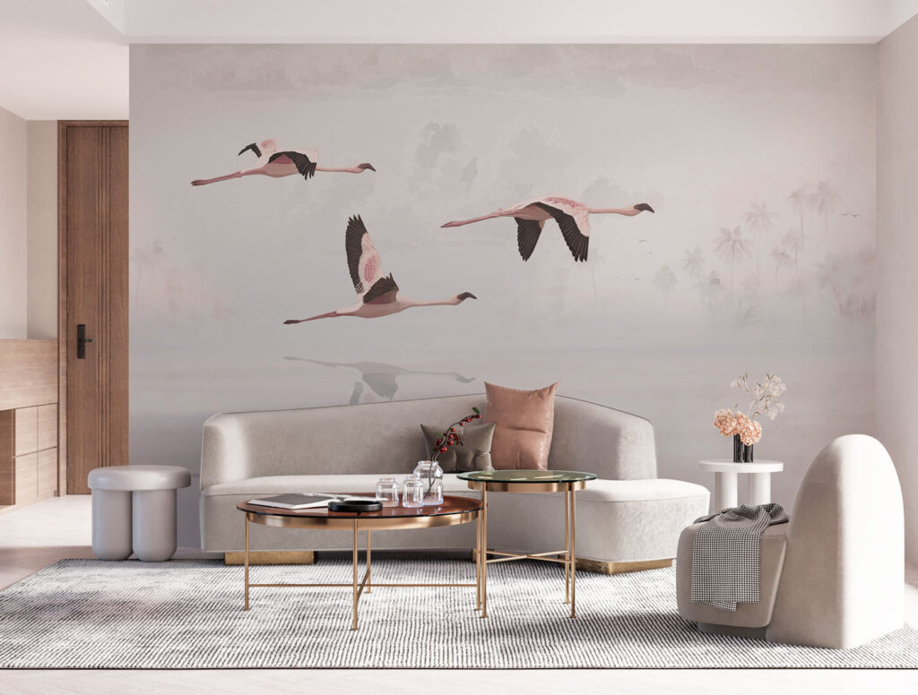 Fenicotteri sul lago — ambiente 2