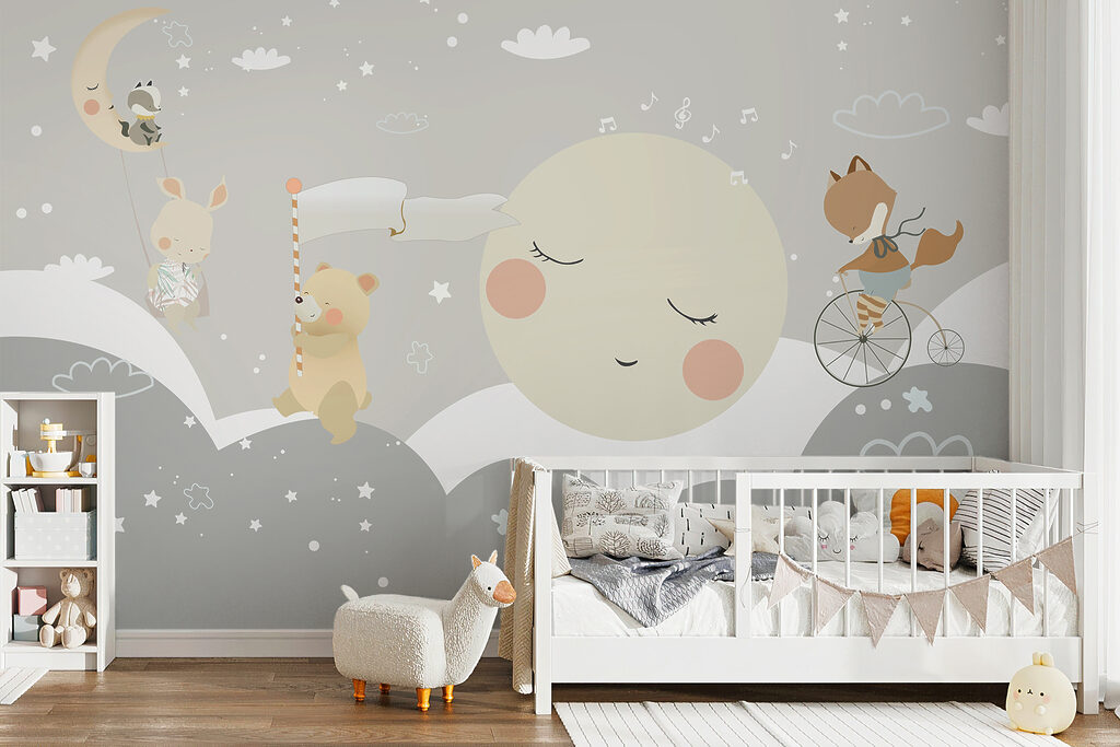 Luna addormentata e animali — ambiente 2