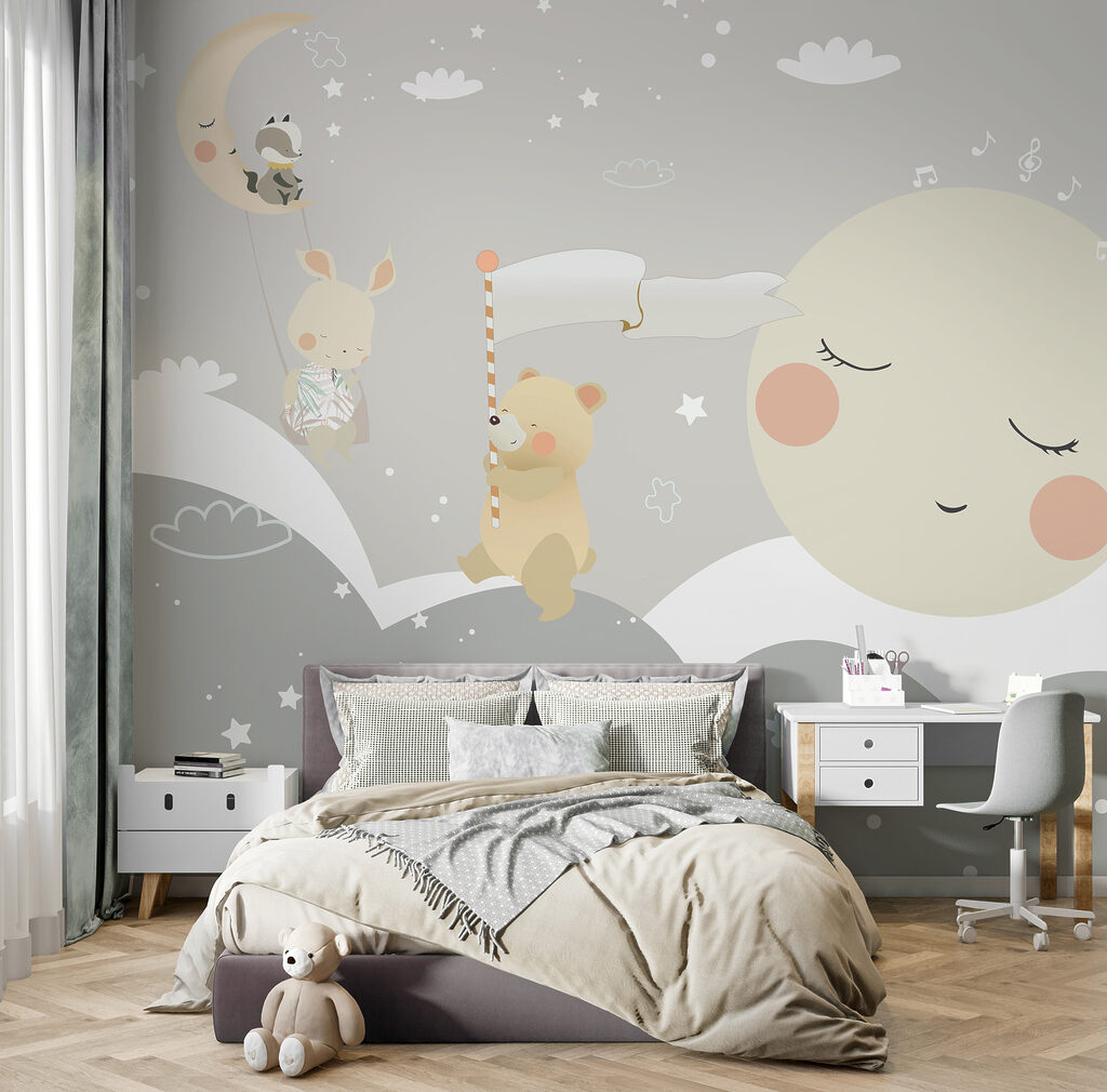 Luna addormentata e animali — ambiente 1