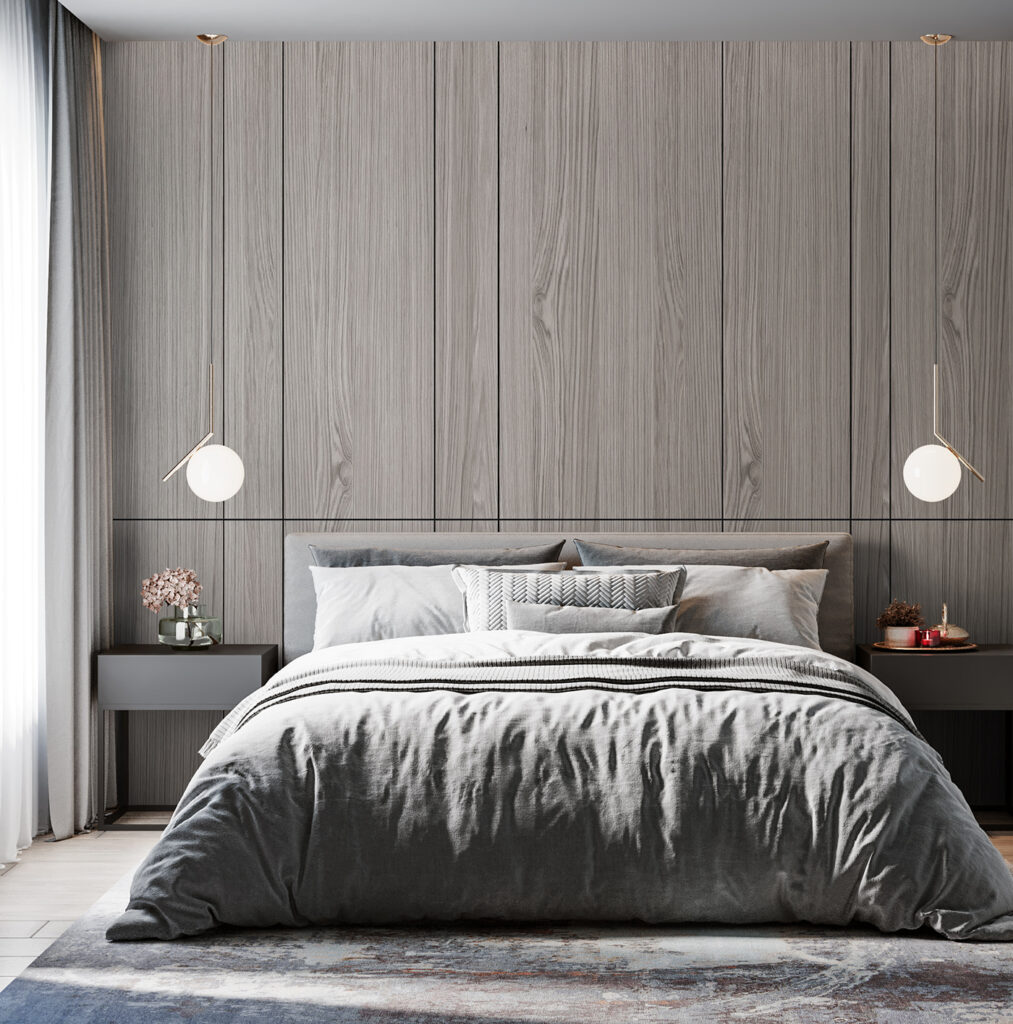 Pannelli di legno grigio — ambiente 2