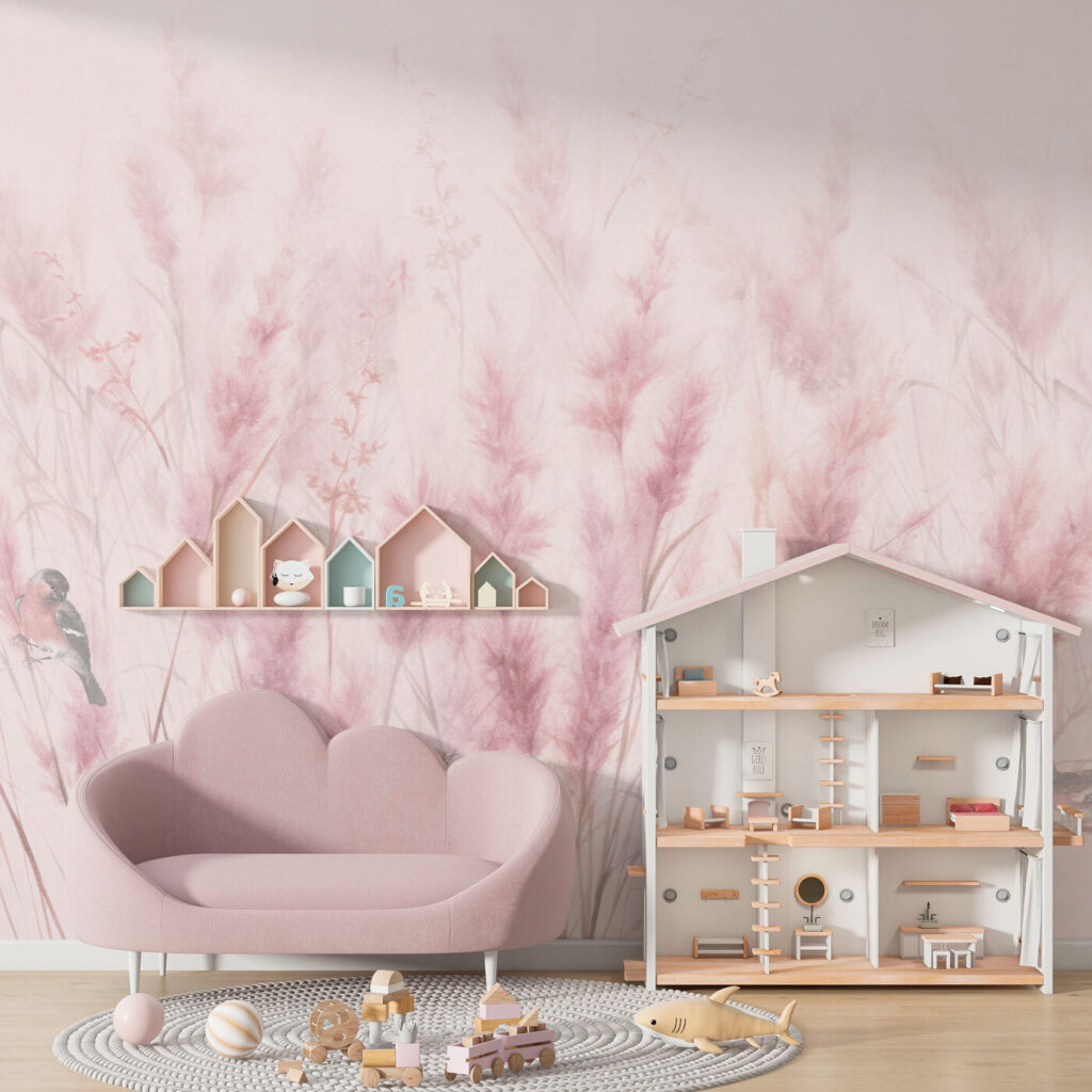 Pennacchi rosa morbidi — ambiente 2