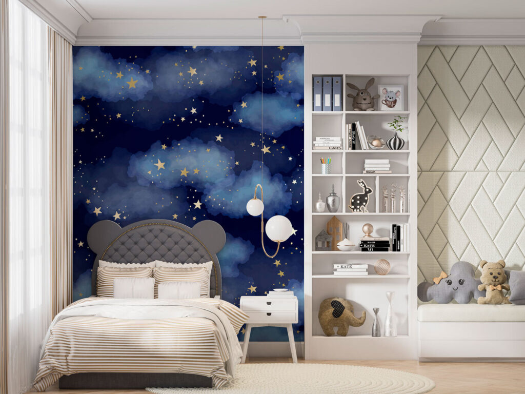 Nuvole blu, stelle dorate — ambiente 3