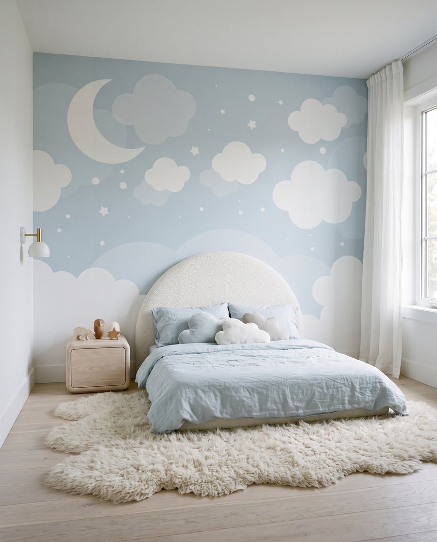 Luna tra nuvolette blu — ambiente 2