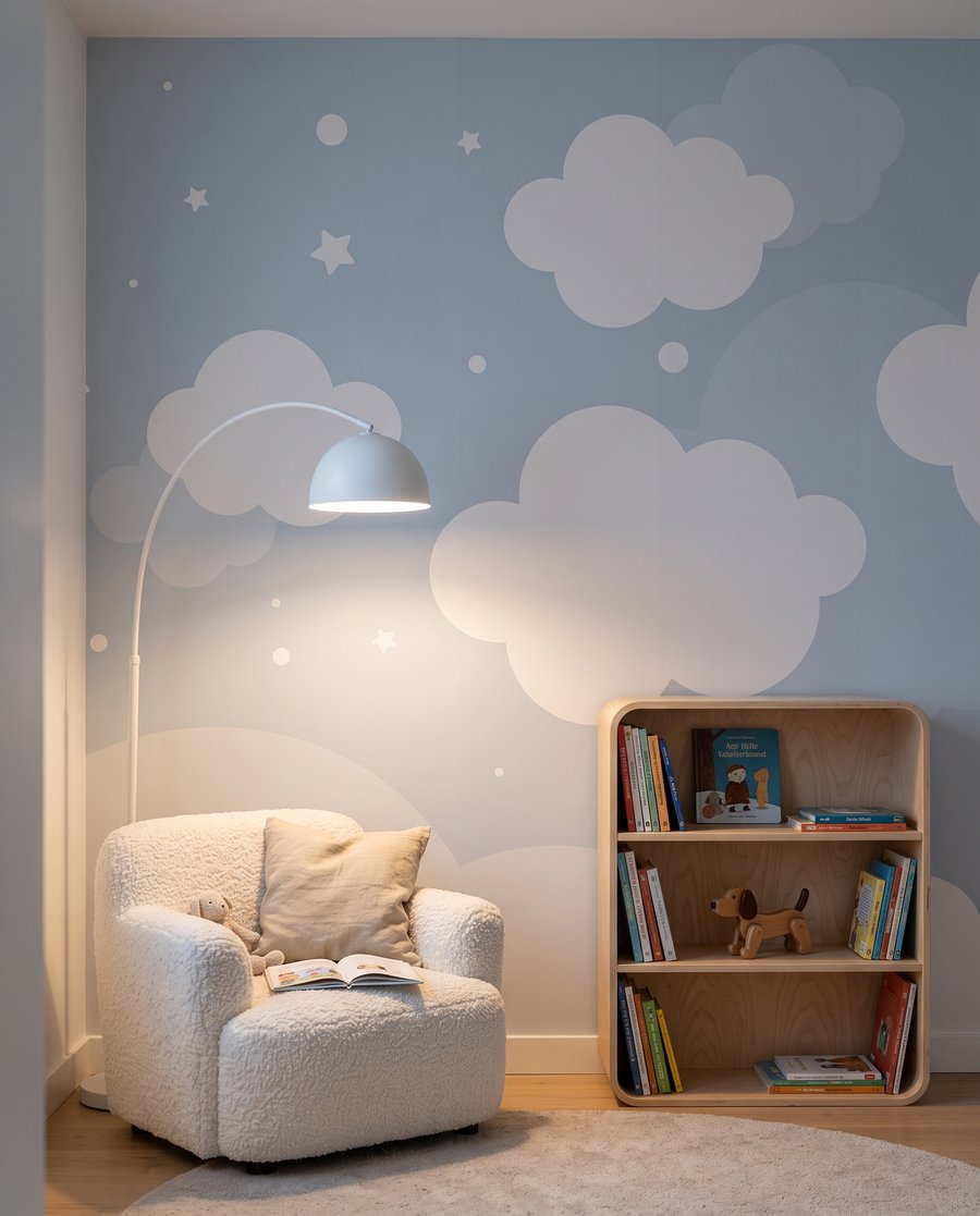 Luna tra nuvolette blu — ambiente 4