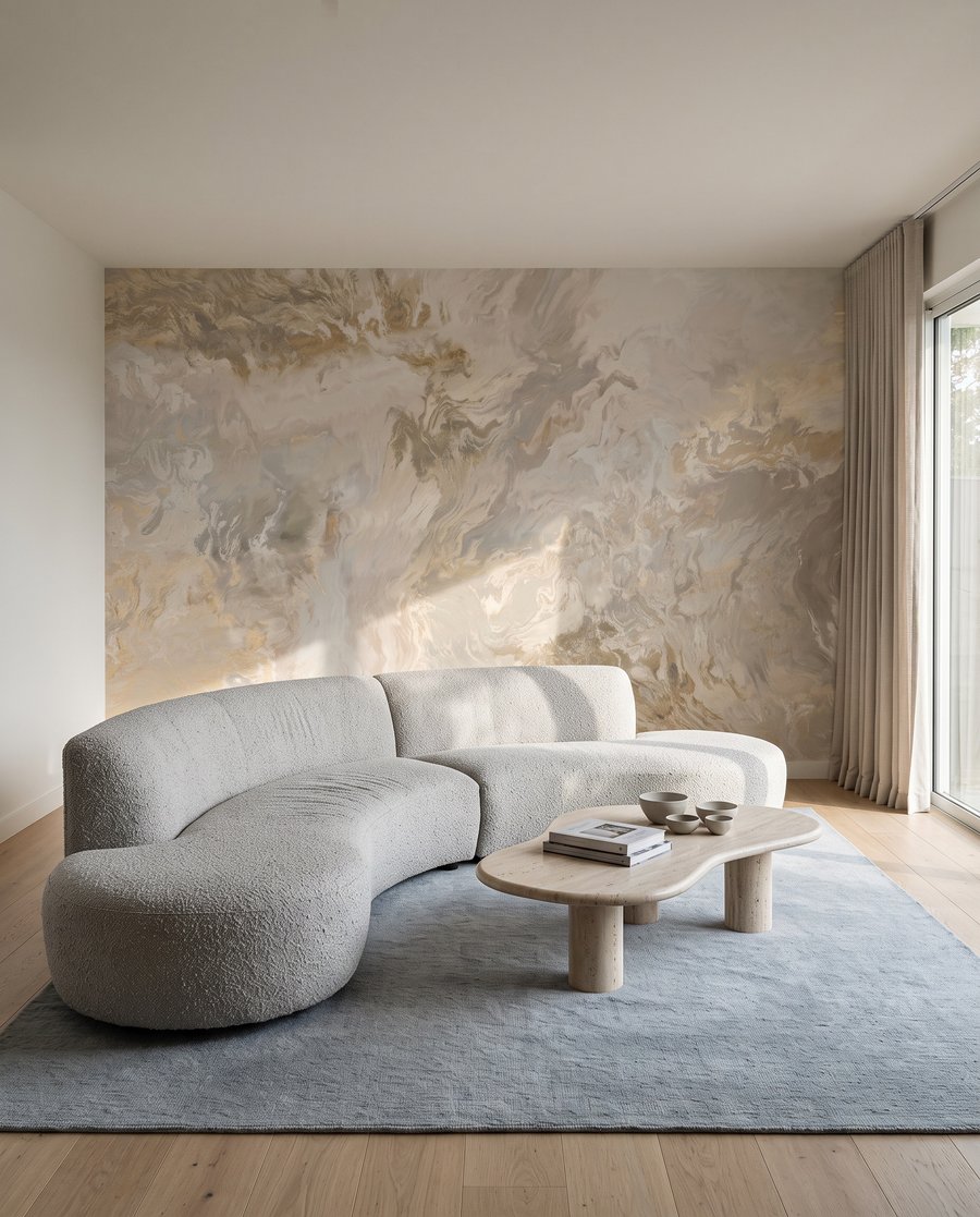 Venature chiare come nuvole — ambiente 2