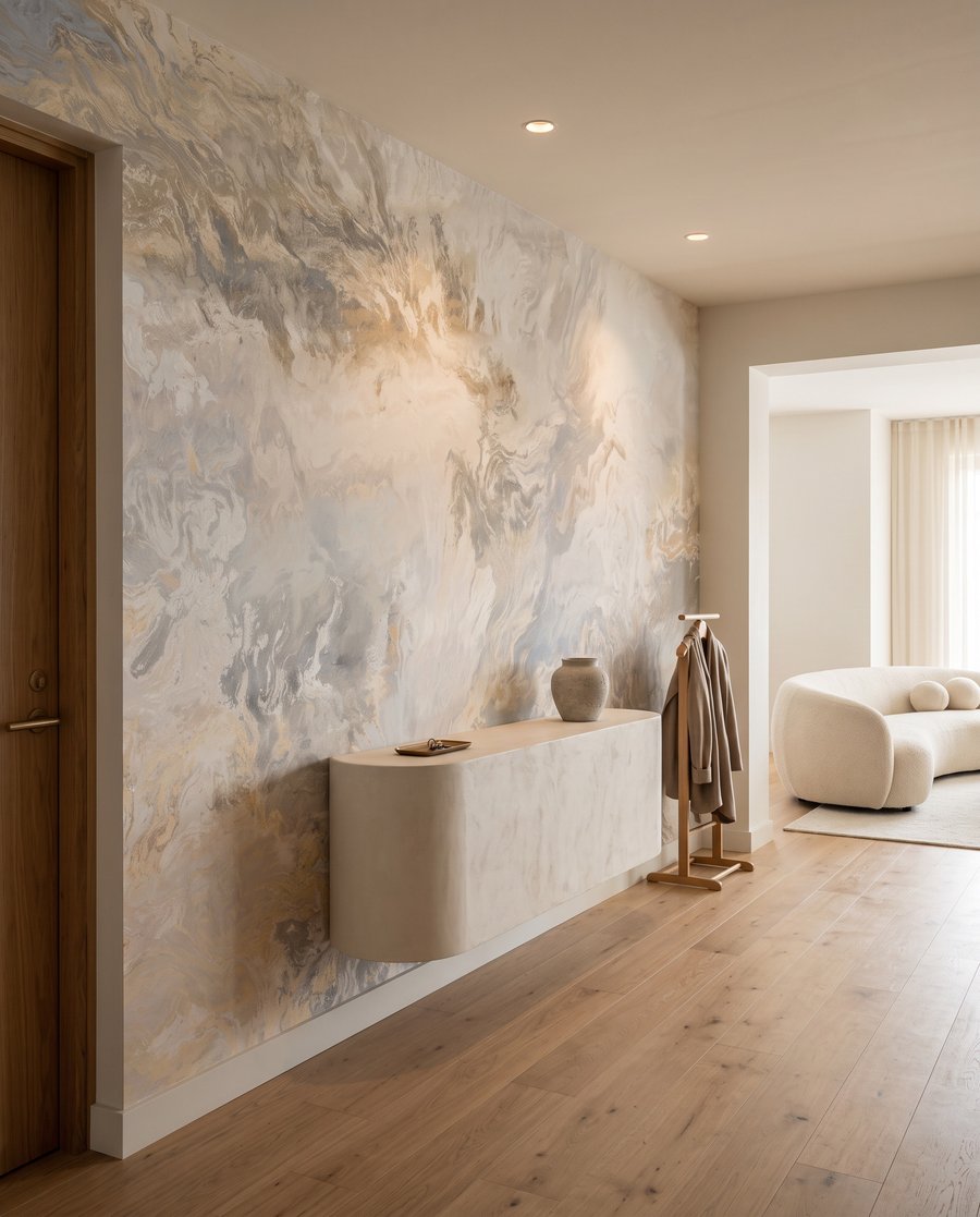 Venature chiare come nuvole — ambiente 3