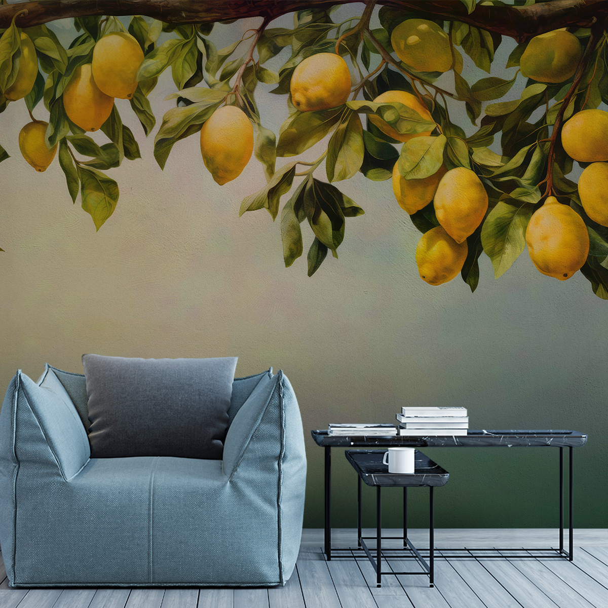 Limoni su sfondo sfumato — ambiente 1