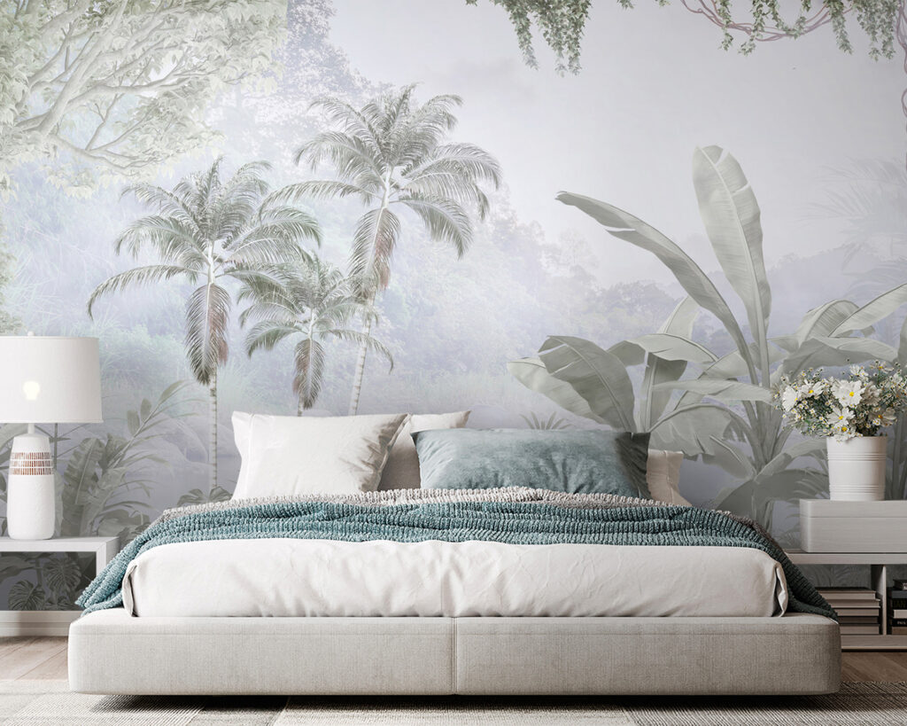 Foglie tropicali in lontananza — ambiente 3