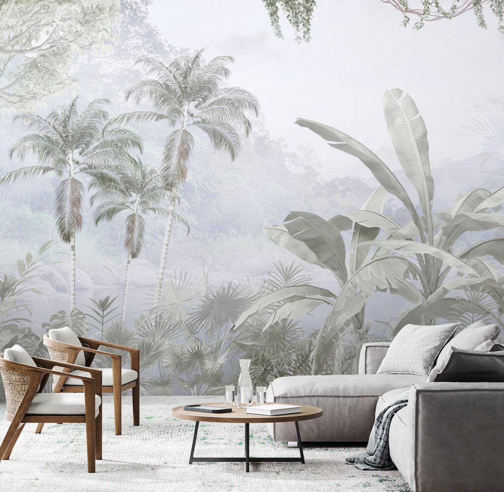 Foglie tropicali in lontananza — ambiente 1