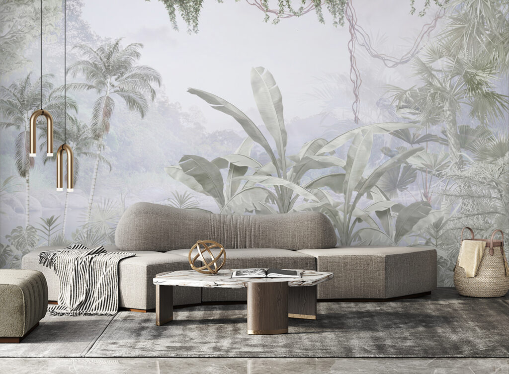 Foglie tropicali in lontananza — ambiente 4