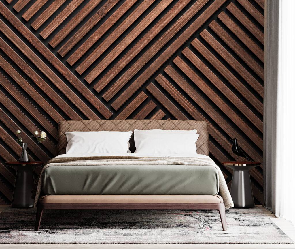 Listelli di legno incrociati — ambiente 2