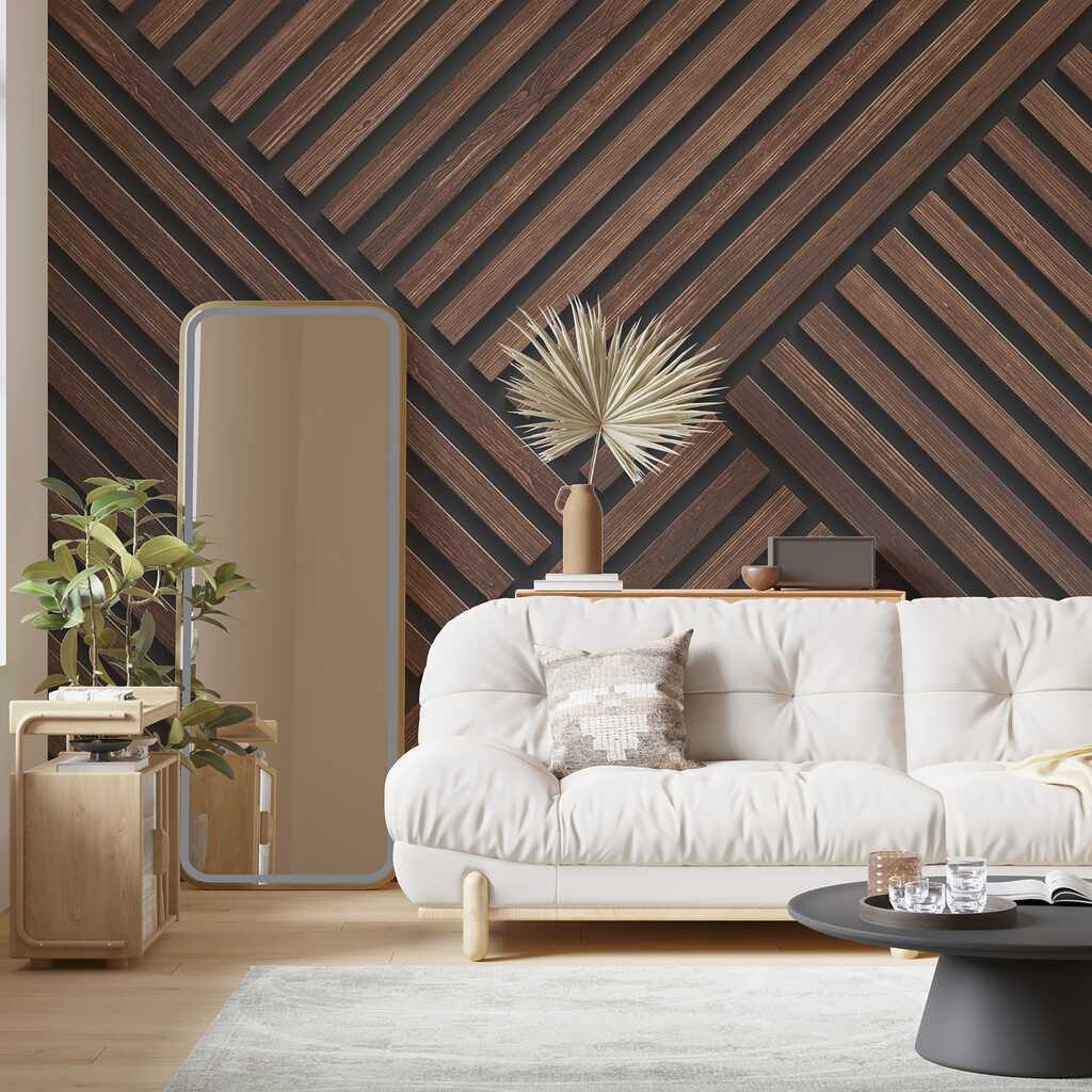 Listelli di legno incrociati — ambiente 3