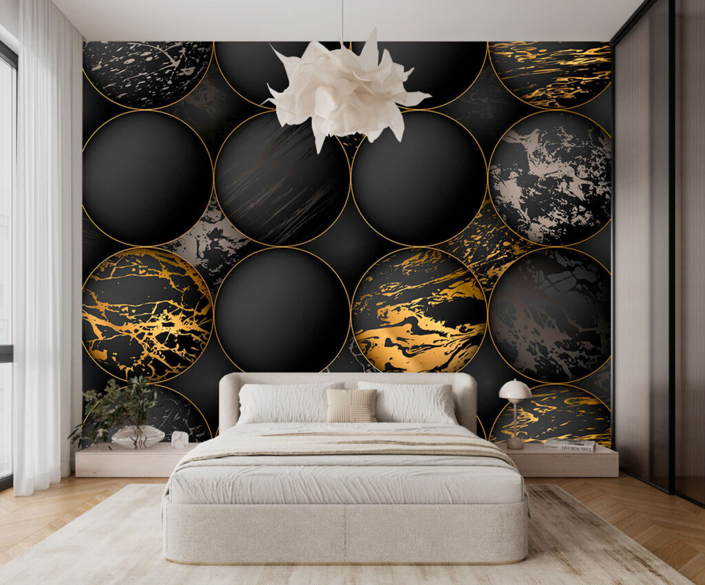 Cerchi scuri venati d’oro — ambiente 2