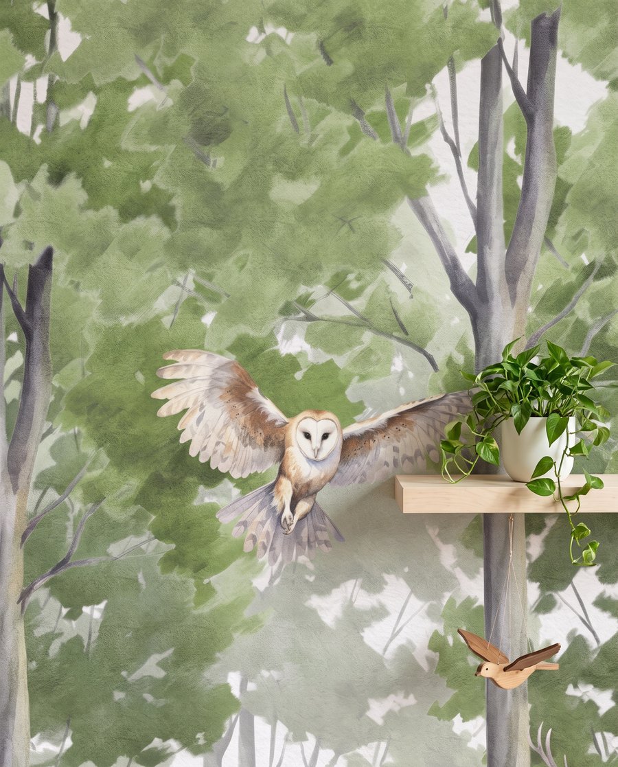 Animali in una radura — dettaglio