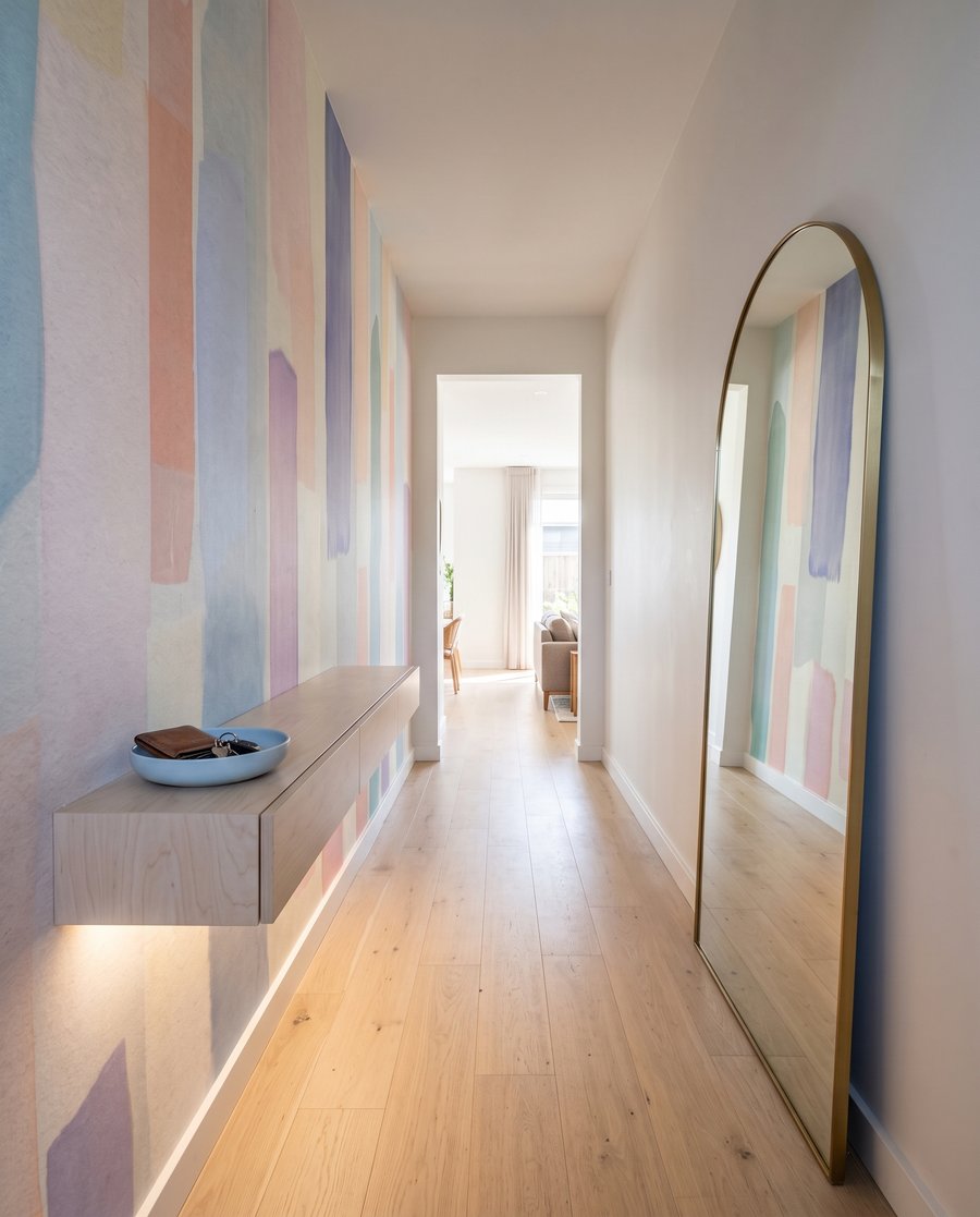 Strisce sottili in pastello — ambiente 6