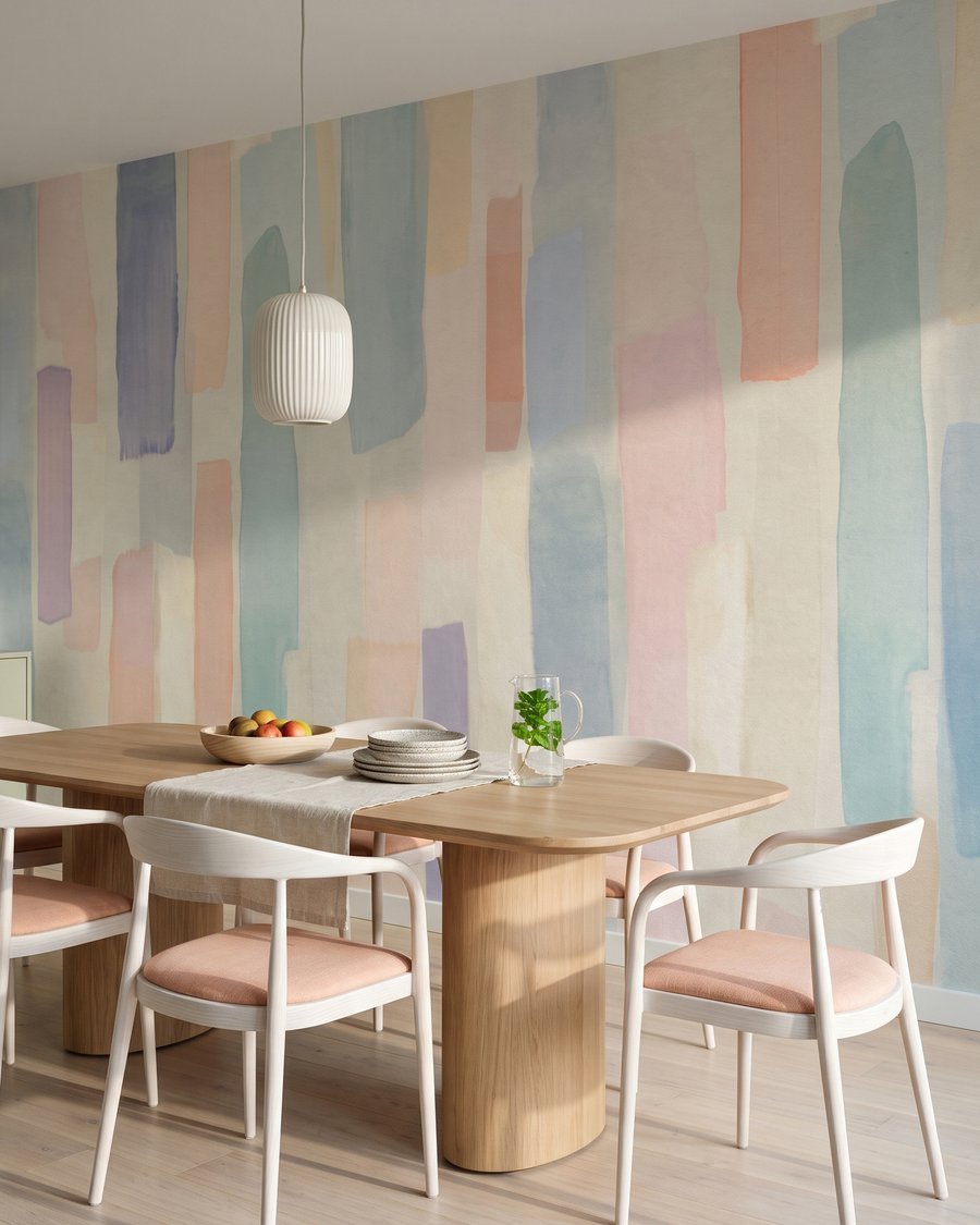 Strisce sottili in pastello — ambiente 7