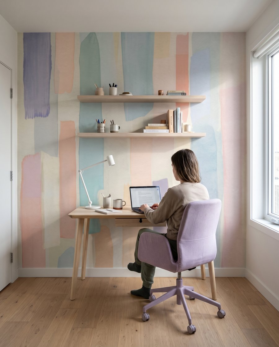 Strisce sottili in pastello — ambiente 8