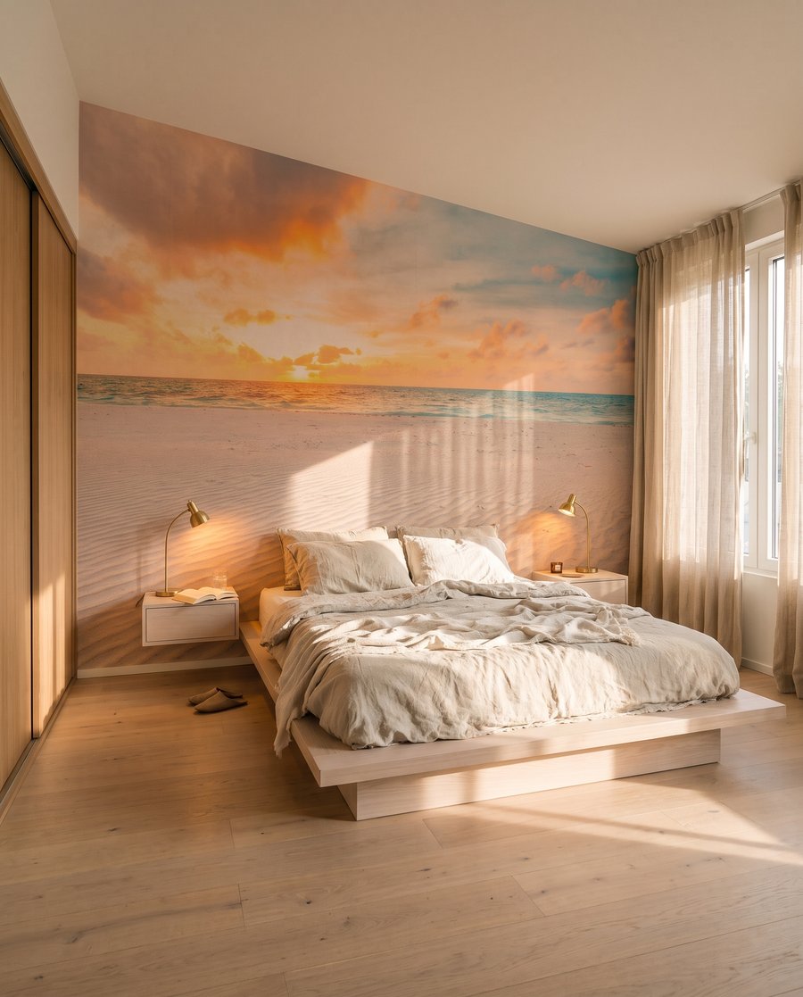 Sabbia ondulata al tramonto — ambiente 2