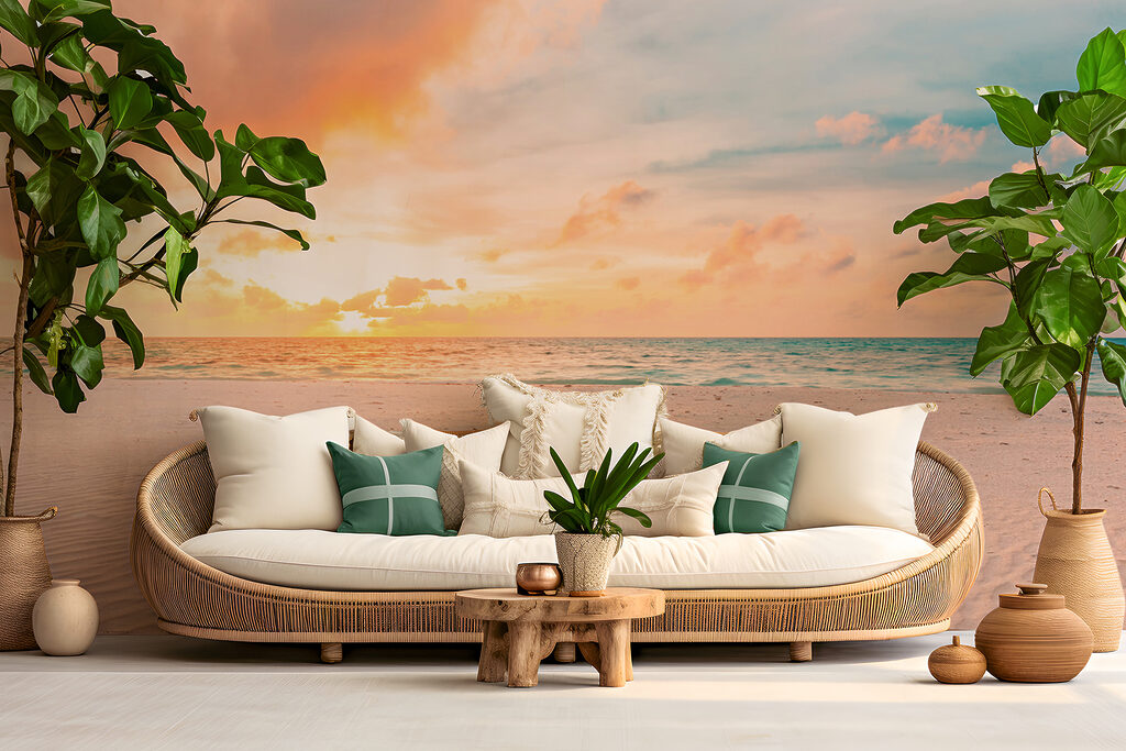 Sabbia ondulata al tramonto — ambiente 2