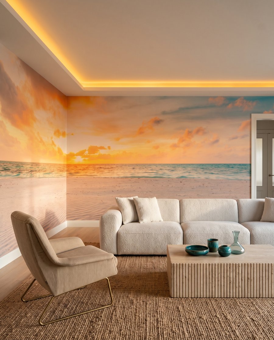 Sabbia ondulata al tramonto — ambiente 4