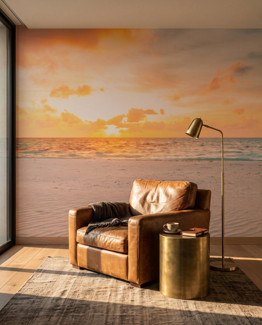 Sabbia ondulata al tramonto — ambiente 5