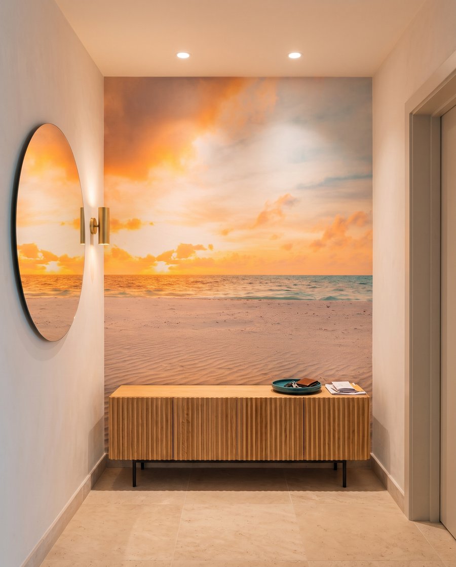 Sabbia ondulata al tramonto — ambiente 6
