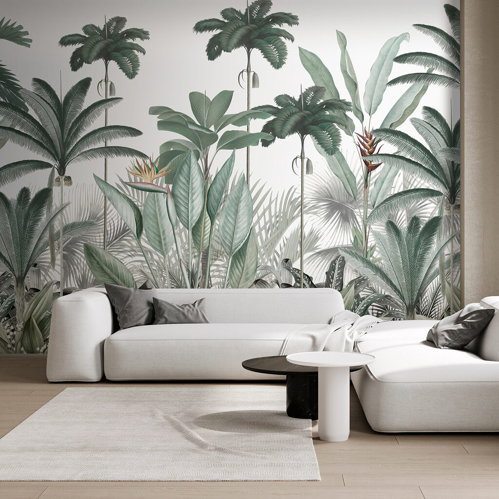 Palme a tratteggio fine — ambiente 3