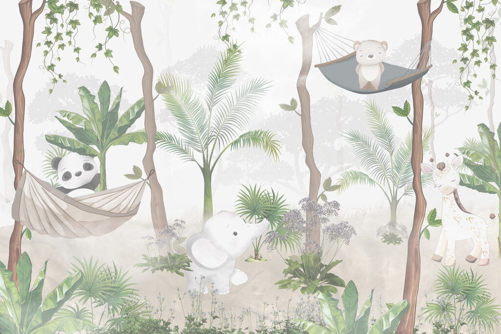 Animali nelle amache — design completo