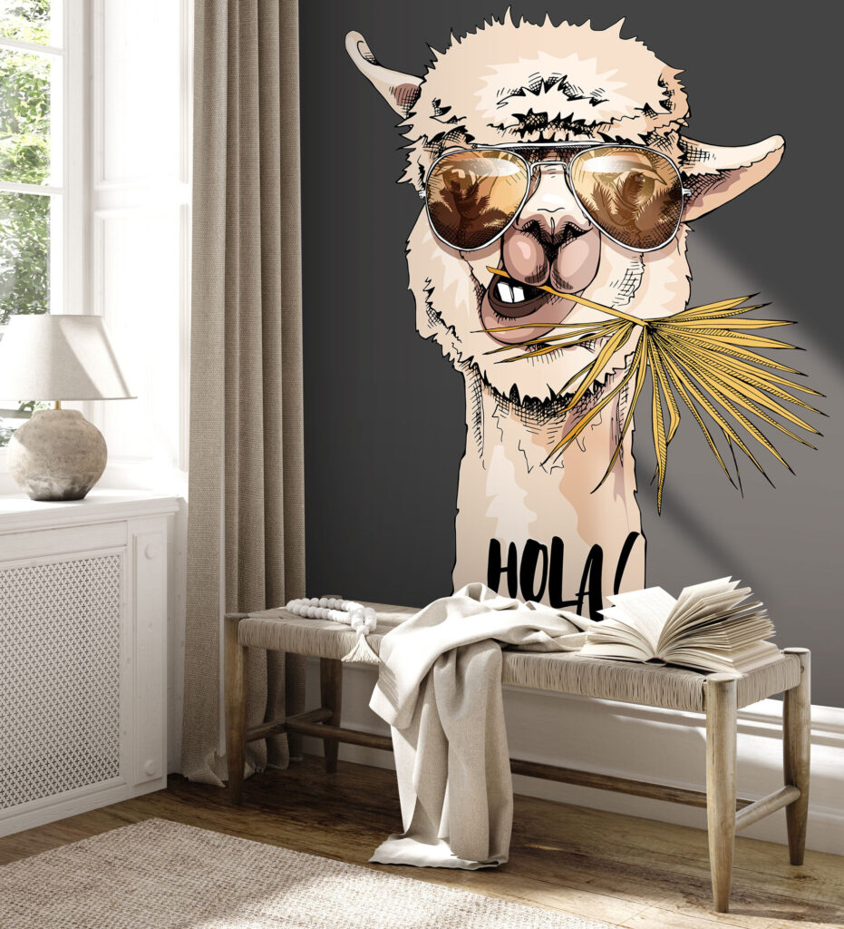 Lama con gli occhiali — ambiente 3