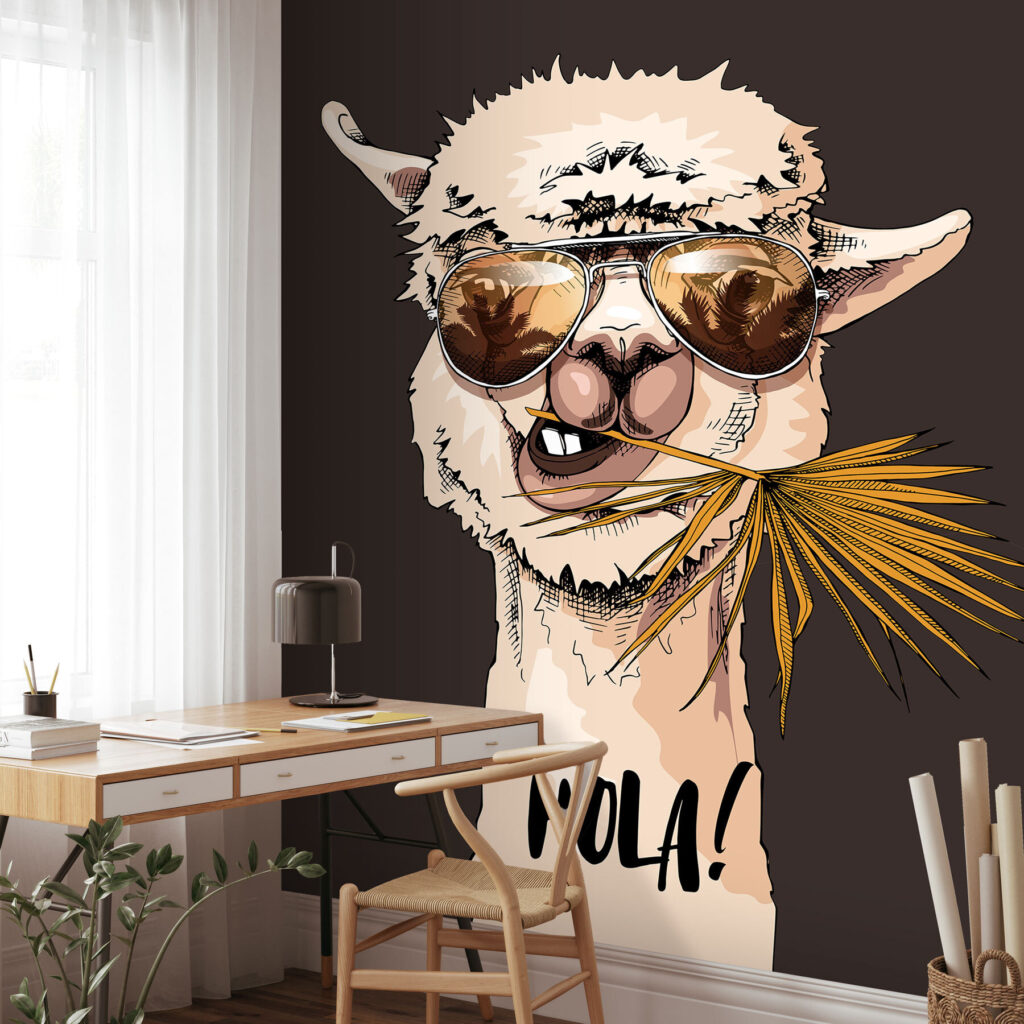 Lama con gli occhiali — ambiente 1