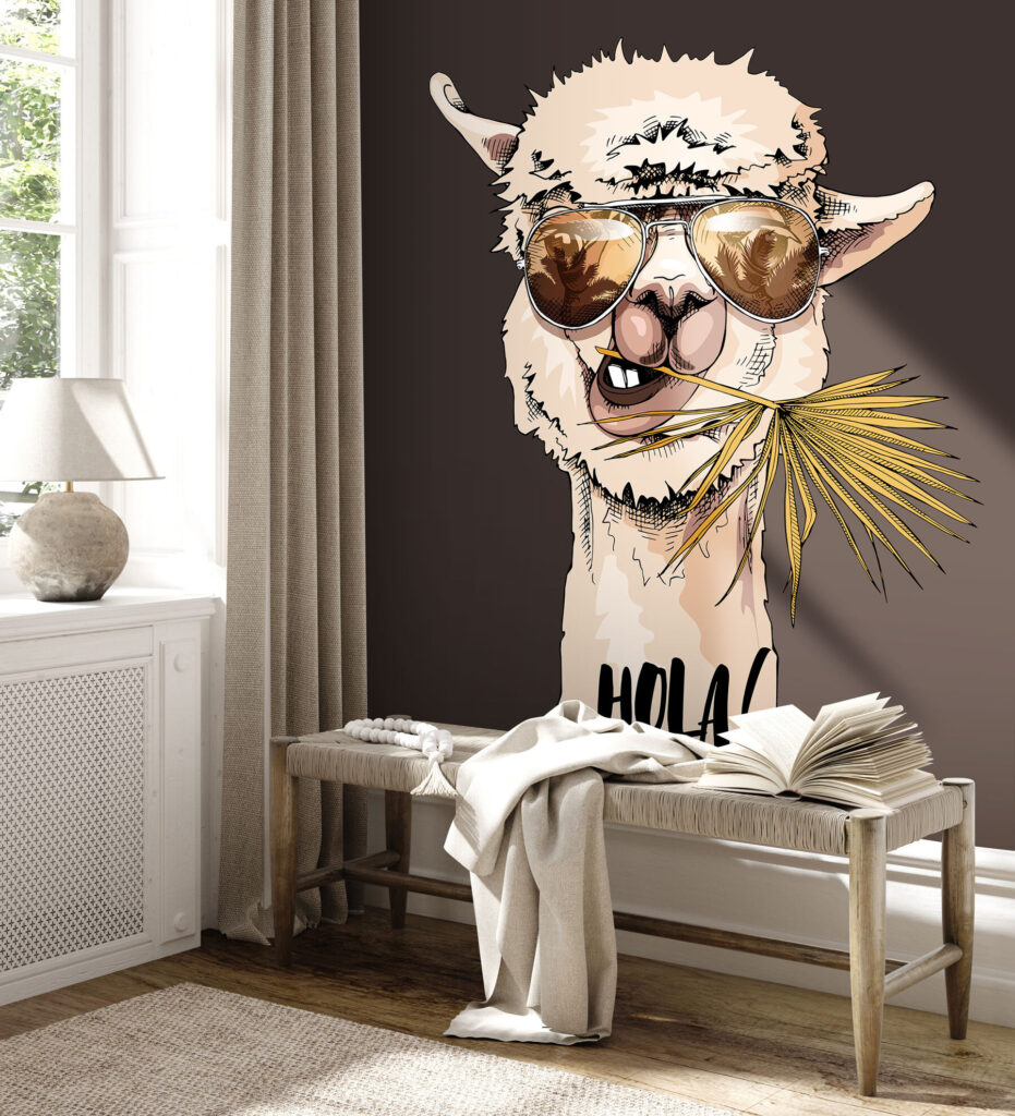 Lama con gli occhiali — ambiente 3