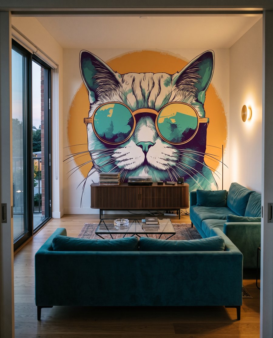 Gatto con gli occhiali — ambiente 3