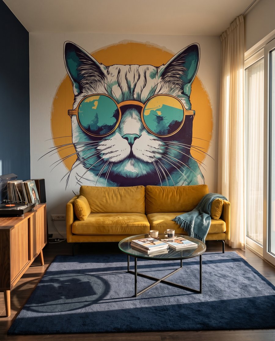Gatto con gli occhiali — ambiente 8