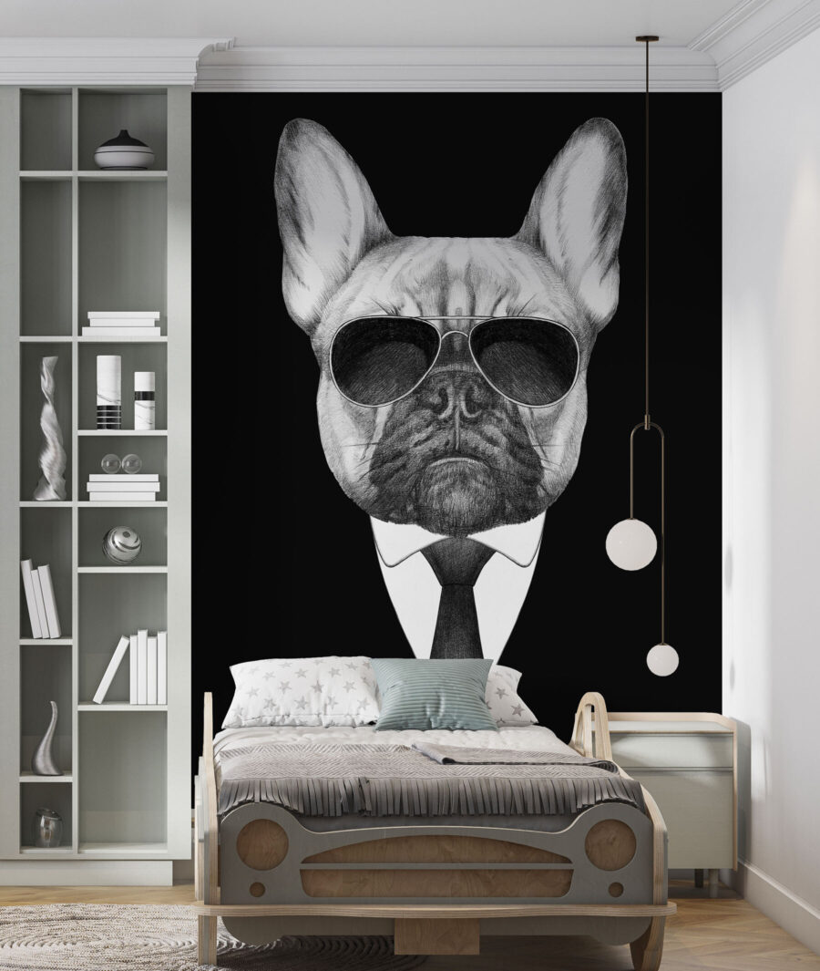 Bulldog in abito — ambiente 2