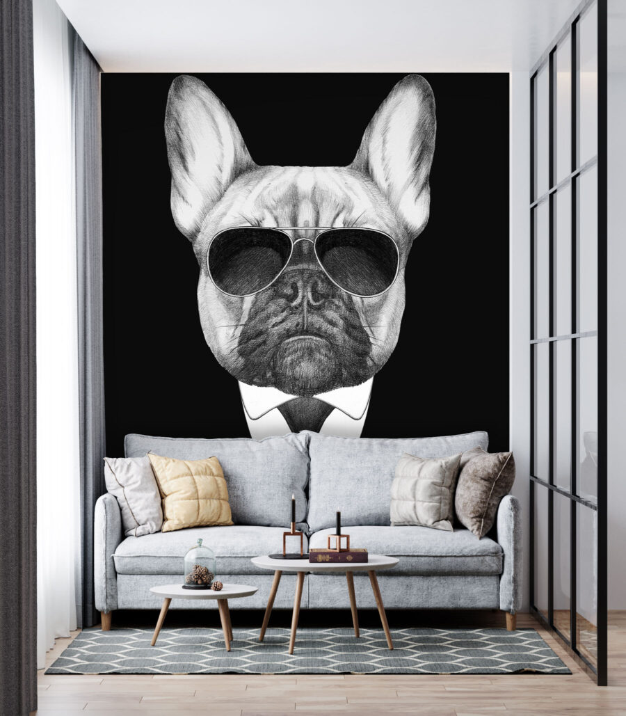 Bulldog in abito — ambiente 3