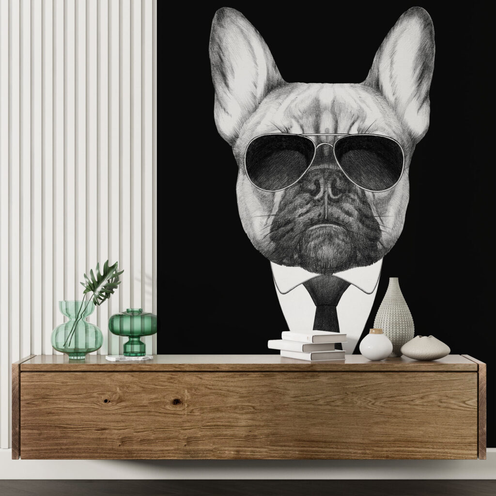 Bulldog in abito — ambiente 1