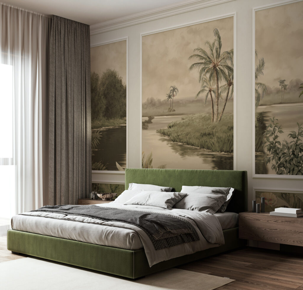 Giardino tropicale sui pannelli — ambiente 2