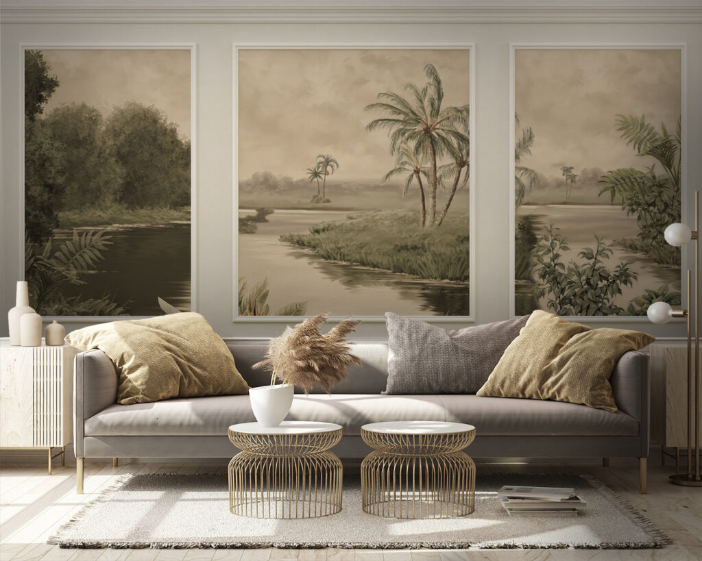 Giardino tropicale sui pannelli — ambiente 4