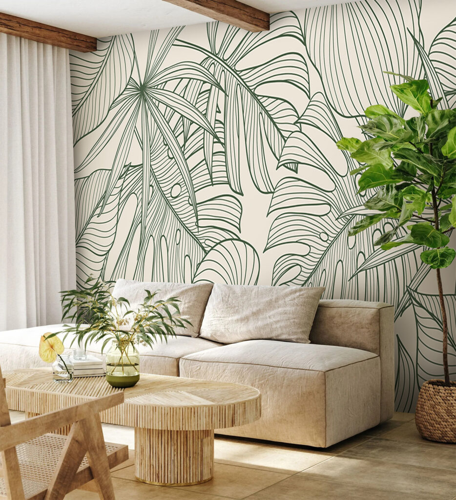 Foglie con contorni verdi — ambiente 5
