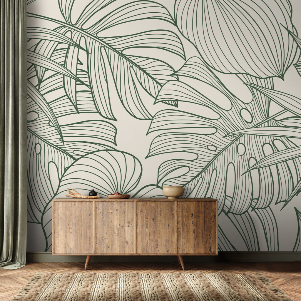 Foglie con contorni verdi — ambiente 2
