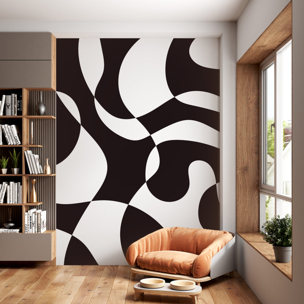 Forme rotonde alternate in un ambiente