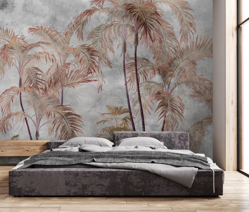 Palme in acquerello — ambiente 1