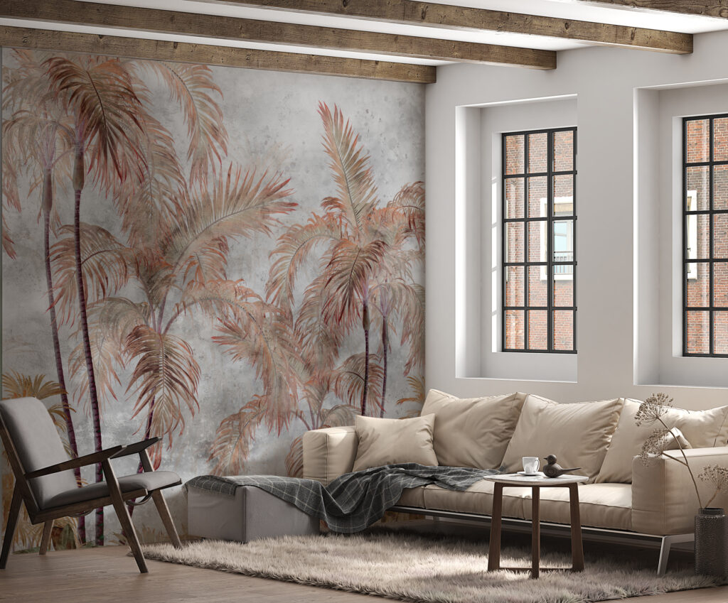 Palme in acquerello — ambiente 2