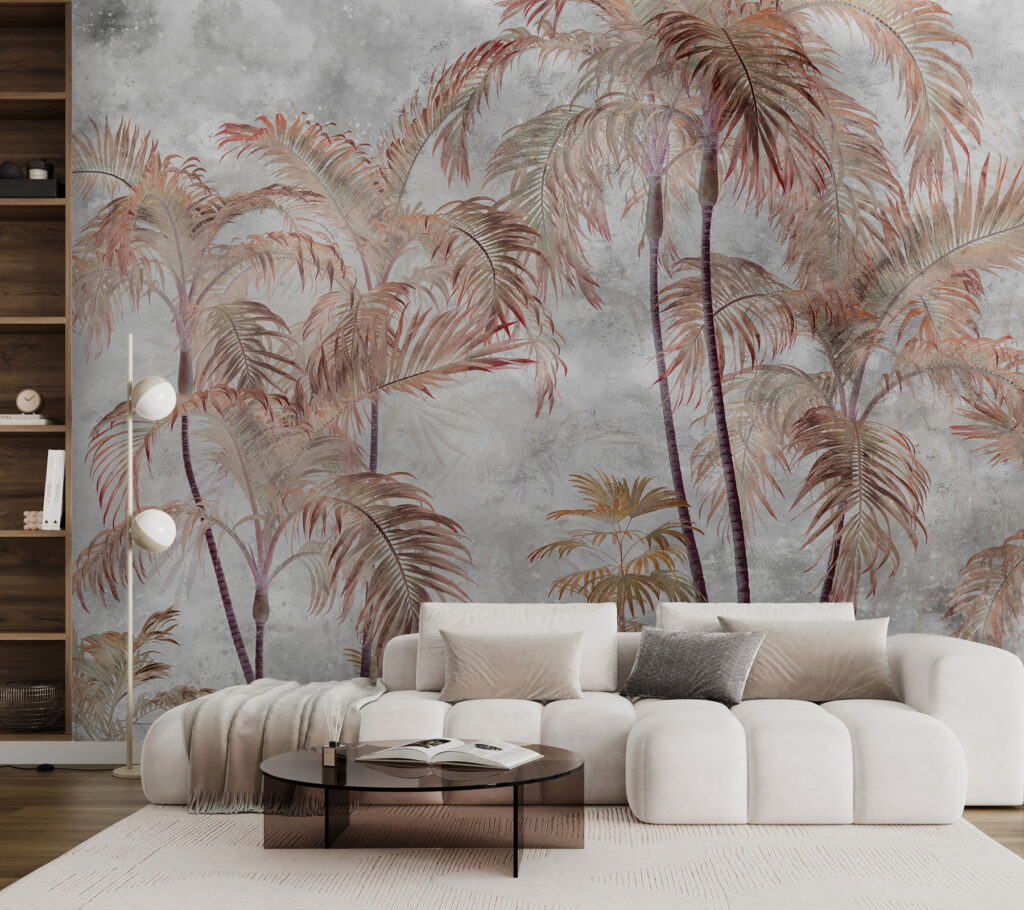 Palme in acquerello — ambiente 3