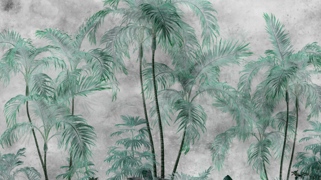Palme in acquerello — design completo