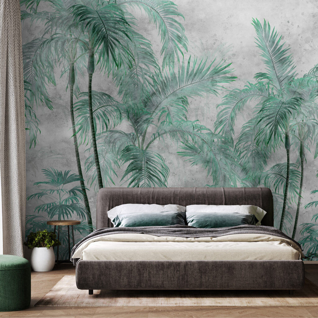 Palme in acquerello — ambiente 2