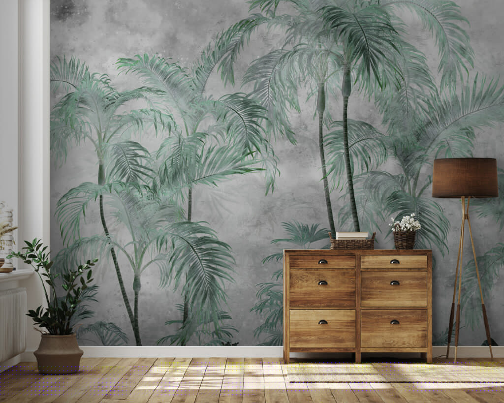 Palme in acquerello — ambiente 4
